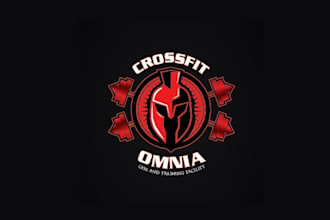design spectacular elegant crossfit gym logo