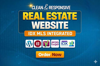 build a property management, real estate website, mls integration