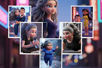 create kids cartoon animation video and animated story