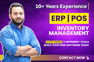 built erp system, pos system , inventory management system as software engineer