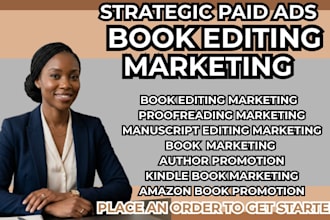 book editing marketing proofreading manuscript editing ads author promotion