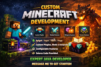 create minecraft plugins minecraft mod for java or bedrock addons