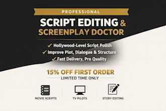do script editing script writer screen writing movie script screenplay writer tv