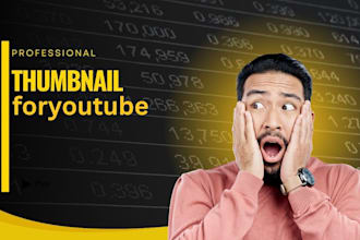 design professional youtube thumbnail business card and zoom virtual background