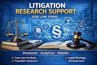 do pro se litigation and civil law research  for law firms