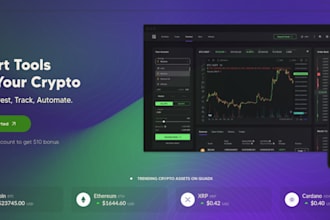 build automated crypto trading bot, crypto arbitrage bot, volume bot