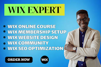create wix online course website design wix membership site setup wix community