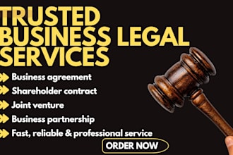 professionally draft your shareholder agreement and joint venture agreement