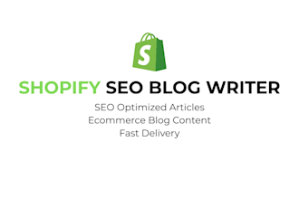 write SEO blog posts for shopify stores