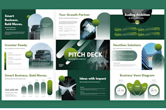redesign presentation investor pitchdeck polish sales powerpoint presentation