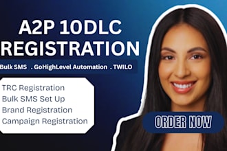 set up a2p 10dlc registration for twilio and gohighlevel