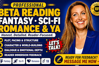 be your fantasy sci fi beta reader romance beta reader ya beta reader