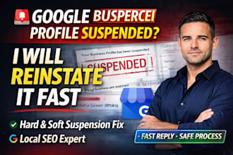 reinstate suspended google business profile and fix gbp suspension fast