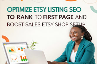 optimize etsy listing seo to rank to first page and boost sales etsy shop setup