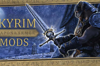 design skyrim or fallout mods, weapons, quests, armor or items