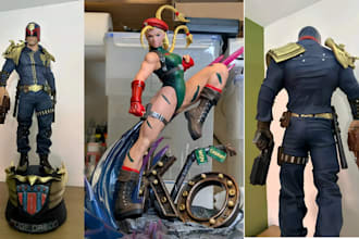 3d print and paint anime figure warhammer 40k toys resin 3d model for tabletop