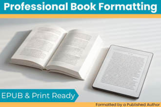 format your fiction novel for ebook and print