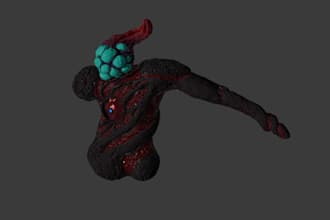 make a 3d game ready character