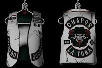 fivem kuttes custom fivem clothing kuttesmc mc vest biker clothing kuttes