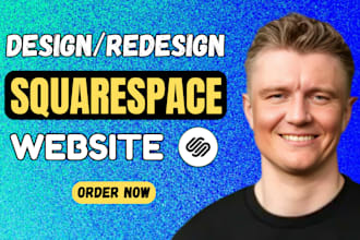 create squarespace website, design, redesign or develop squarespace website