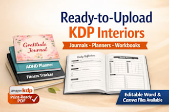 write amazon KDP journals and books for content publishing