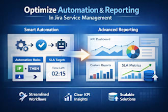 optimize automation workflows and reporting in jira service management