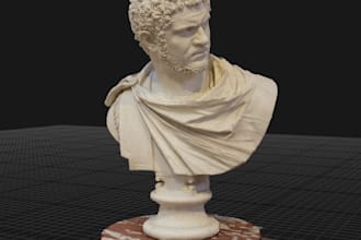 create or rip 3d model, sculpt and optimize 3d assets for games and project