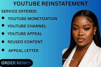 submit youtube reinstatement appeal and recover terminated channel