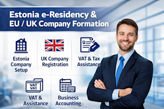 do estonia accounting e residency eu company formation UK business registration