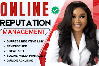 do online reputation management, ORM, services to suppress negative links