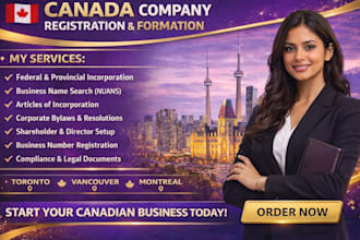 get your canada company registration within 24 hours