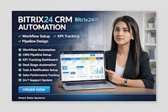 setup bitrix24 workflow automation bitrix24 kpi tracking bitrix24 CRM pipeline