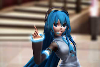 design and rig professional mmd characters