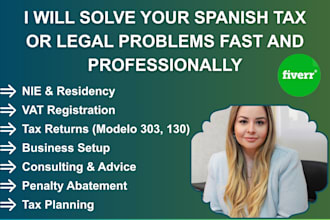 solve your spanish tax or legal problems professionally and fast