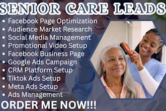 senior care leads elderly care leads caregiver leads senior care promotion video