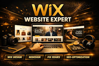 build wix website design redesign fix wix bugs SEO optimization