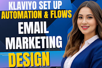 set up ecommerce email marketing in klaviyo CRM setup campaign flows squarespace