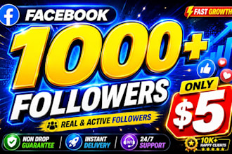 grow your facebook 1000 followers, organically