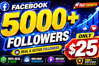 grow your facebook 5000 followers, organically