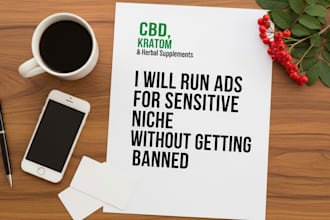 run ads for your cbd kratom brand, hemp, peptide product