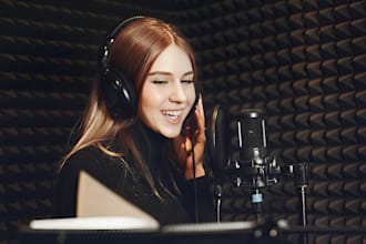 be your female singer custom song as your jingle creator podcast pop jingle