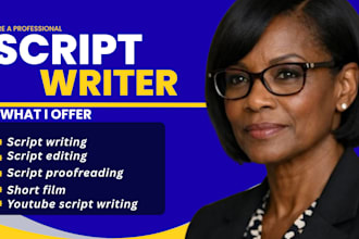 write edit and proofread your script youtube script