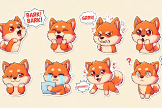 draw furry telegram stickers, animated discord stickers GIF, nsfw furry sticker