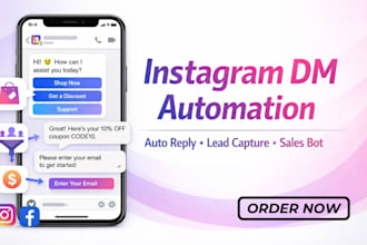 set up manychat chatbot automation for instagram and facebook