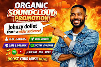 promote your soundcloud and spotify music organically