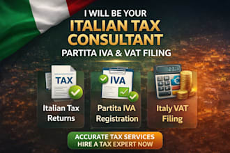be your italian tax consultant, italian advisor partita iva and vat filling