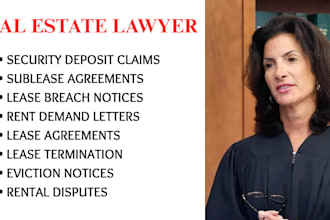 manage rental disputes, eviction, security deposit claims and lease documents