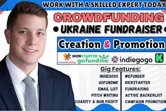 run social media campaign to promote your ukraine relief fundraiser