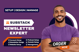 substack account setup podcast setup newsletter design manage substack post