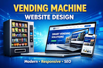 design vending machine company website or atm website